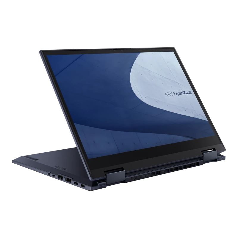 كمبيوتر محمول Asus Expertbook Flip B7402FE Intel® 11Th Gen Core™ I5-1135G7، ذاكرة وصول عشوائي 16 جيجابايت DDR4، محرك أقراص SSD NVMe® 256 جيجابايت، رسومات Intel® Iris™ Xe، شاشة تعمل باللمس قابلة للطي بدقة 2560 × 1600 (WQXGA)، نظام التشغيل Windows 11 Home - أسود