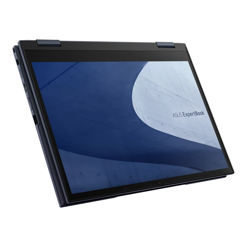 كمبيوتر محمول Asus Expertbook Flip B7402FE Intel® 11Th Gen Core™ I5-1135G7، ذاكرة وصول عشوائي 16 جيجابايت DDR4، محرك أقراص SSD NVMe® 256 جيجابايت، رسومات Intel® Iris™ Xe، شاشة تعمل باللمس قابلة للطي بدقة 2560 × 1600 (WQXGA)، نظام التشغيل Windows 11 Home - أسود