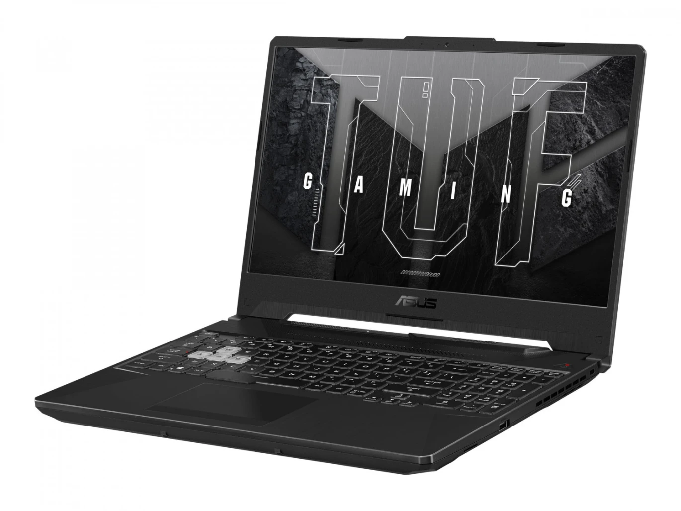 كمبيوتر محمول Asus TUF Gaming F15 - FX507Z Intel® 12Th Gen Core™ I5-12500H، ذاكرة وصول عشوائي DDR4 سعة 16 جيجابايت، محرك أقراص SSD NVMe® سعة 512 جيجابايت، بطاقة رسومات Nvidia® Geforce™ RTX 3050 سعة 4 جيجابايت GDDR6، شاشة 15.6 بوصة IPS بدقة 1920 × 1080 (FHD) بمعدل تحديث 144 هرتز، نظام التشغيل Windows 11 Pro