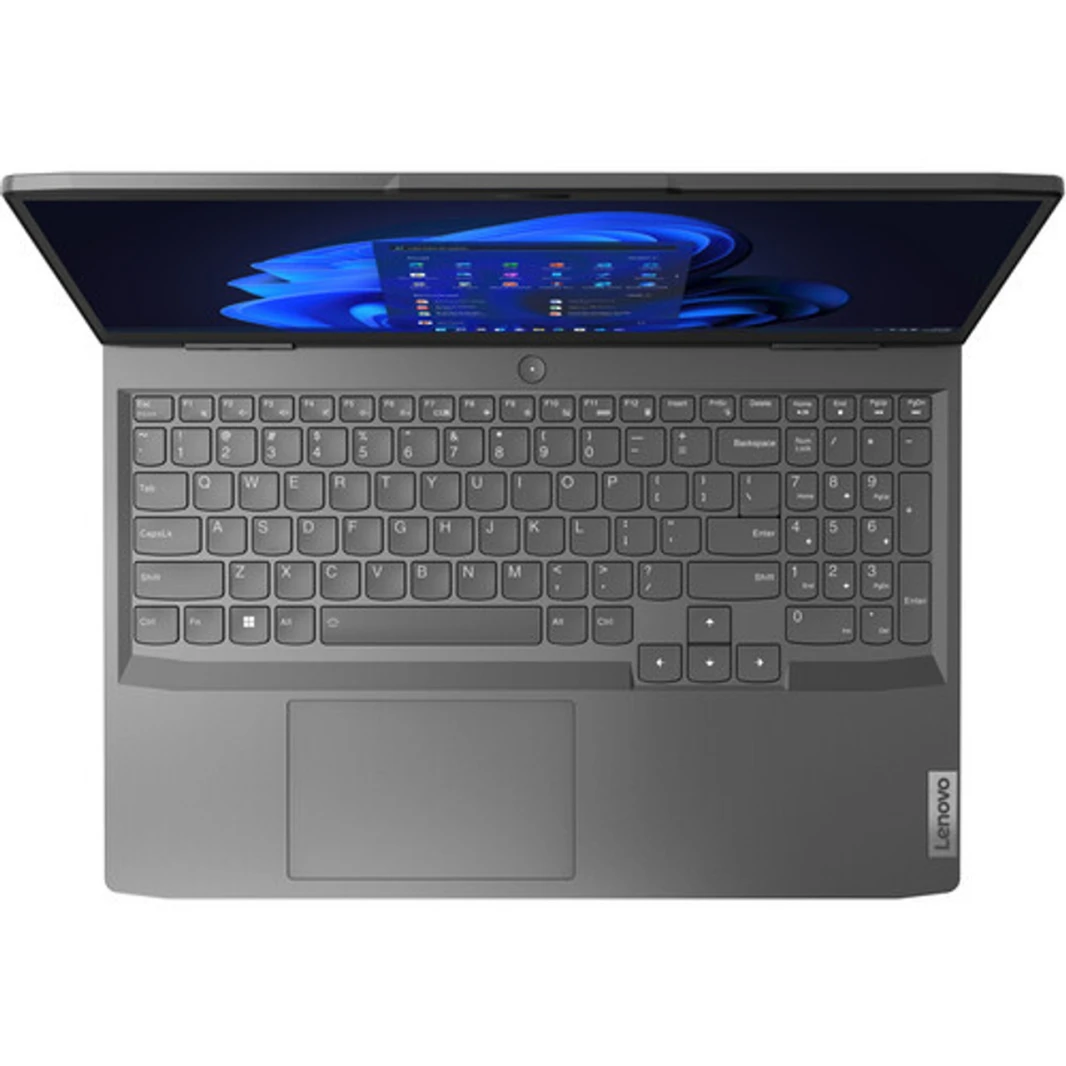 كمبيوتر محمول Lenovo LOQ 15IRX9 Intel® 13Th Gen Core™ I7-13650HX، ذاكرة وصول عشوائي DDR5 سعة 16 جيجابايت، محرك أقراص SSD NVMe® سعة 512 جيجابايت، بطاقة رسومات Nvidia® Geforce™ RTX 4060 سعة 8 جيجابايت DDR6، شاشة 15.6 بوصة IPS بدقة 1920 × 1080 (FHD) بمعدل تحديث 144 هرتز، نظام التشغيل Windows 11 Pro - رمادي