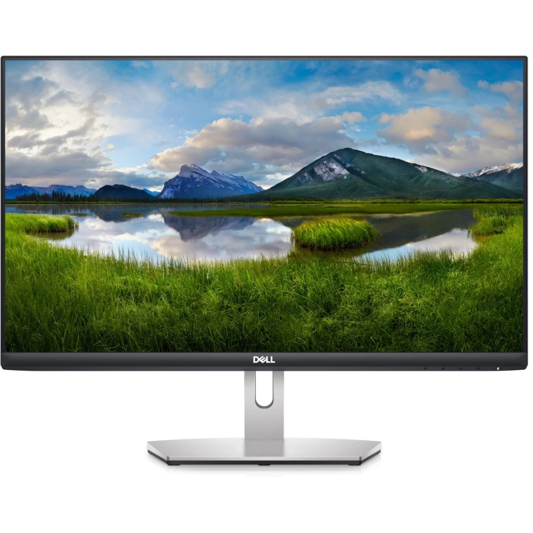 شاشة Dell S2721HN مقاس 27 بوصة بدقة 1920 × 1080 (FHD) IPS بمعدل تحديث 75 هرتز وزمن استجابة 4 مللي ثانية مع AMD FreeSync - بيضاء