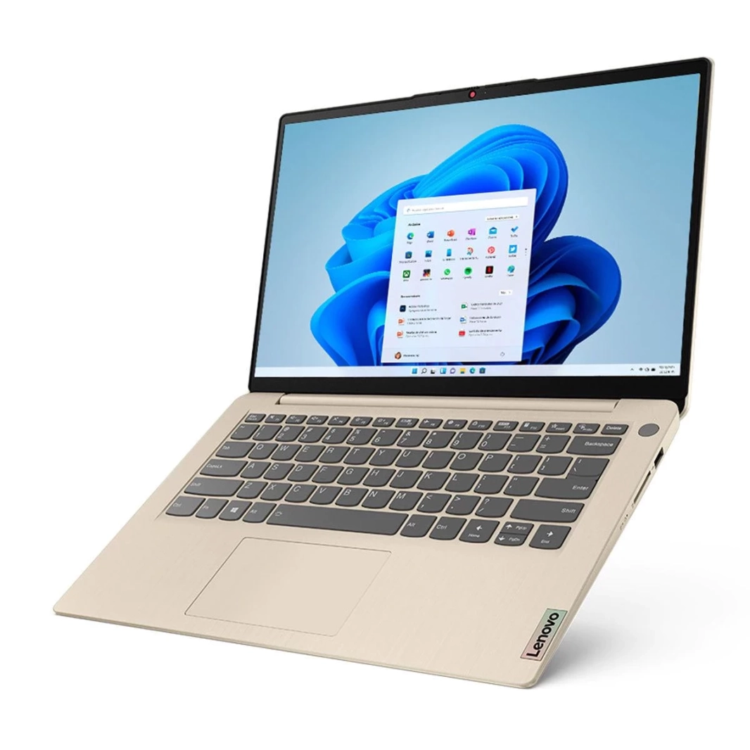 Lenovo IdeaPad 3 15ITL6 Intel® 11Th Gen Core I3-1115G4 ، 4 غيغابايت من ذاكرة الوصول العشوائي ، 256 غيغابايت NVMe® SSD ، Intel® UHD Graphics ، 15.6 IPS 1920 x 1080 (FHD) TouchDisplay ، Windows 10 Pro - Sand