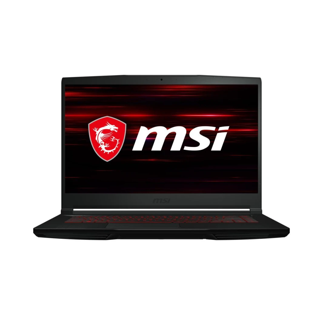 كمبيوتر محمول للألعاب MSI GF63 Thin 12uc Core i7-12650H، RTX 3050 4GB، 16GB DDR4 / 512GB SSD، 15.6" FHD 144Hz - أسود