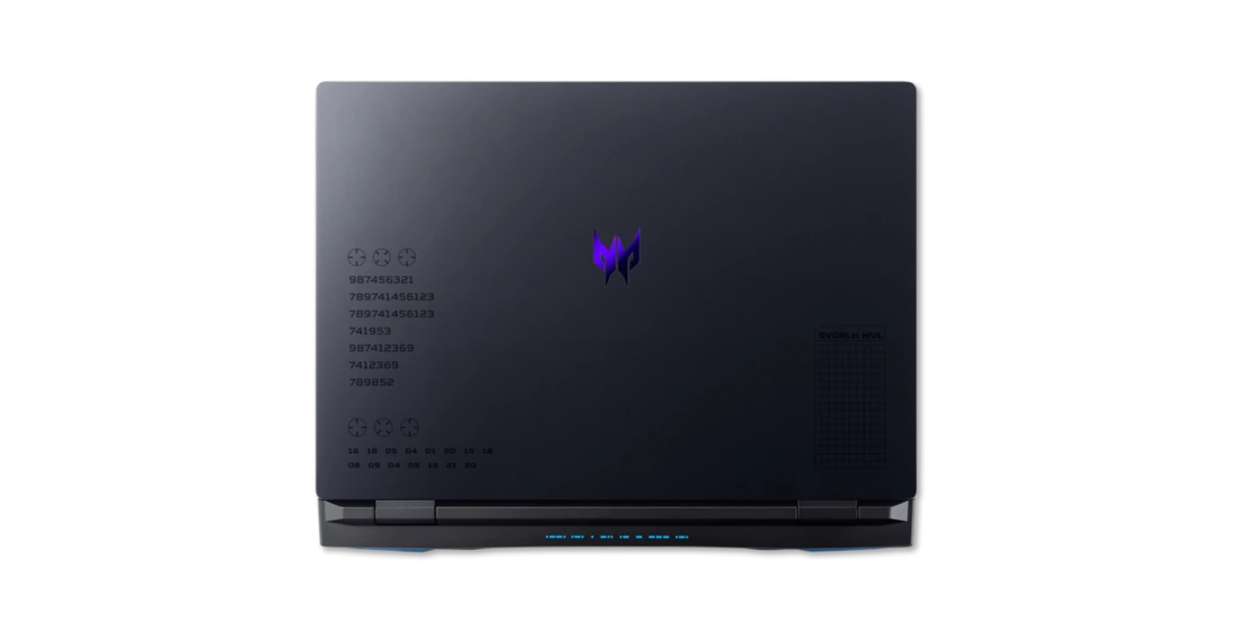 كمبيوتر محمول Acer Predator Neo 16 PHN16 Intel® 13Th Gen Core™ I7-13700HX، ذاكرة وصول عشوائي 16 جيجابايت DDR5، 512 جيجابايت NVMe® SSD، Nvidia® Geforce™ RTX 4050 6GB GDDR6، شاشة 16 بوصة IPS بدقة 1920 × 1200 (WUXGA) 165 هرتز 3 مللي ثانية، نظام التشغيل Windows 11 Pro