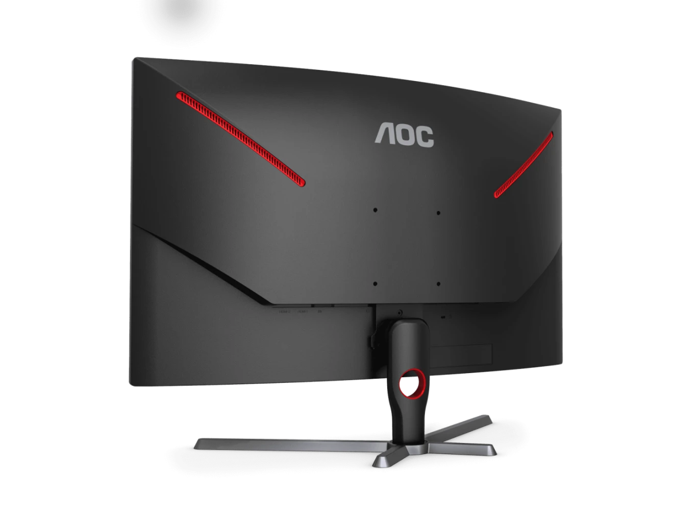 شاشة AOC C32G3E مقاس 32 بوصة بدقة 1920 × 1080 (FHD) VA 165 هرتز ووقت استجابة 1 مللي ثانية ومنفذ HDMI 1.4 \ DP 1.2، شاشة ألعاب منحنية مع Freesync Premium