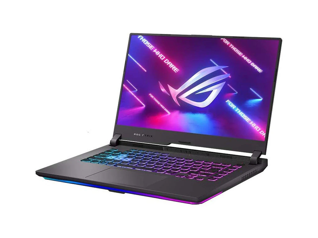 Asus ROG Strix (2021) G15 GA503QM AMD® Ryzen™ 7-4800H، ذاكرة وصول عشوائي DDR4 سعة 16 جيجابايت، محرك أقراص SSD NVMe® سعة 512 جيجابايت، بطاقة رسومات Nvidia® Geforce™ RTX 3060 سعة 6 جيجابايت GDDR6، شاشة 15.6 بوصة بدقة 1920 × 1080 (FHD) وتردد 144 هرتز ووقت استجابة 3 مللي ثانية، نظام التشغيل Windows 11 Home - رمادي