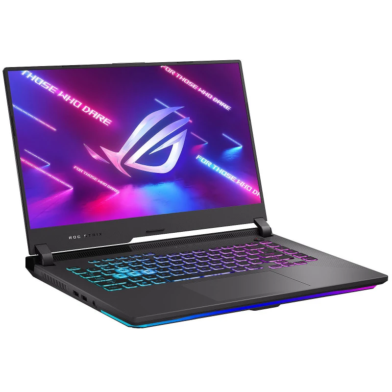 Asus ROG Strix (2021) G15 GA503QM AMD® Ryzen™ 7-4800H، ذاكرة وصول عشوائي DDR4 سعة 16 جيجابايت، محرك أقراص SSD NVMe® سعة 512 جيجابايت، بطاقة رسومات Nvidia® Geforce™ RTX 3060 سعة 6 جيجابايت GDDR6، شاشة 15.6 بوصة بدقة 1920 × 1080 (FHD) وتردد 144 هرتز ووقت استجابة 3 مللي ثانية، نظام التشغيل Windows 11 Home - رمادي