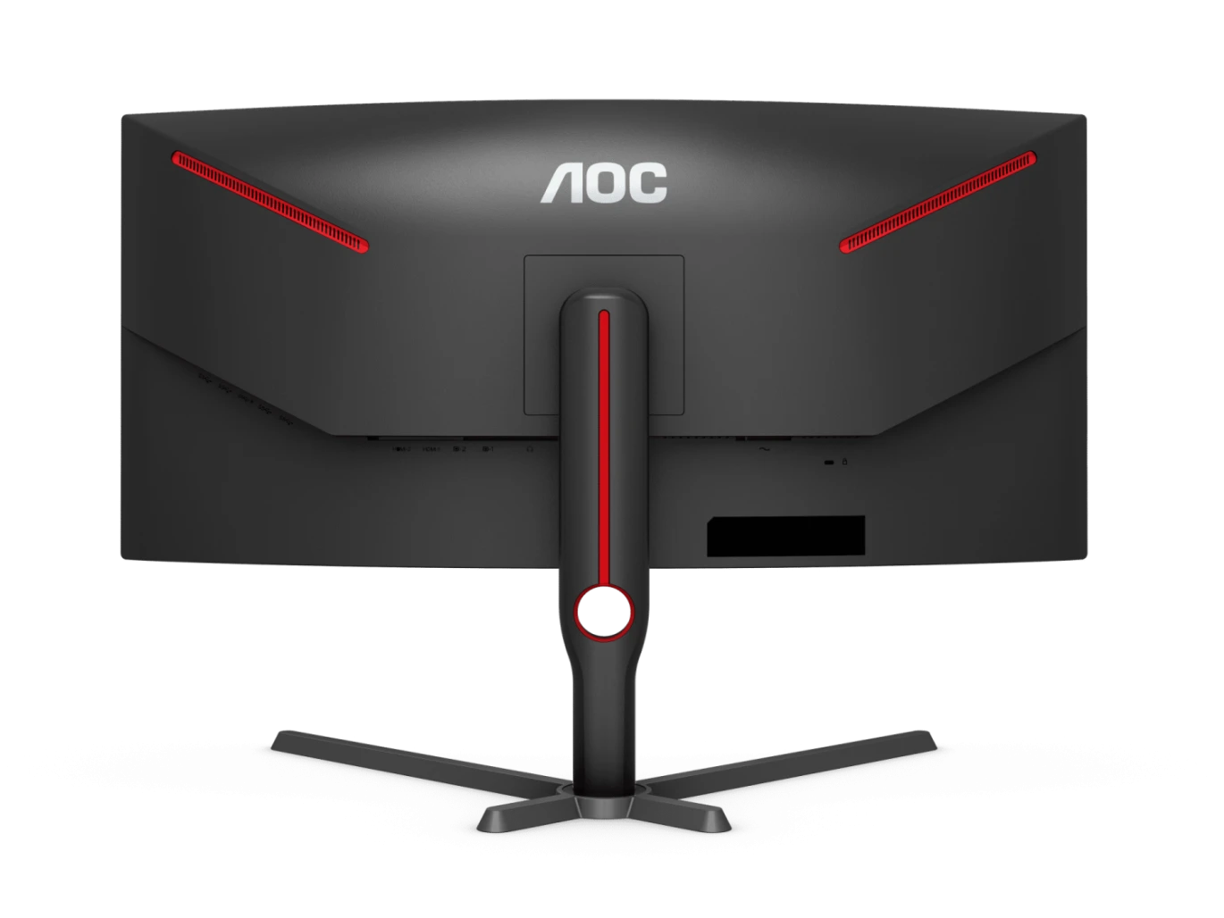 شاشة ألعاب منحنية AOC CU34G3S مقاس 34 بوصة بدقة 3440 × 1440 (WQHD) VA بمعدل تحديث 165 هرتز ووقت استجابة 1 مللي ثانية ومنفذ HDMI 2.0 \ DP 1.4 وUSB HUB مع AMD Freesync Premuim وحامل قابل للتعديل (ضبط الارتفاع والدوران)