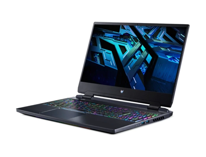 كمبيوتر محمول Acer Predator Helios 300 PH315 (2022) Intel® 12Th Gen Core™ I7-12700H، ذاكرة وصول عشوائي DDR5 سعة 16 جيجابايت، محرك أقراص SSD NVMe® سعة 512 جيجابايت، بطاقة رسومات Nvidia® Geforce™ RTX 3070 سعة 8 جيجابايت GDDR6، شاشة 15.6 بوصة IPS بدقة 2560 × 1440 (QHD) بمعدل تحديث 165 هرتز ومدة استجابة 10 مللي ثانية، نظام التشغيل Windows 11 Pro