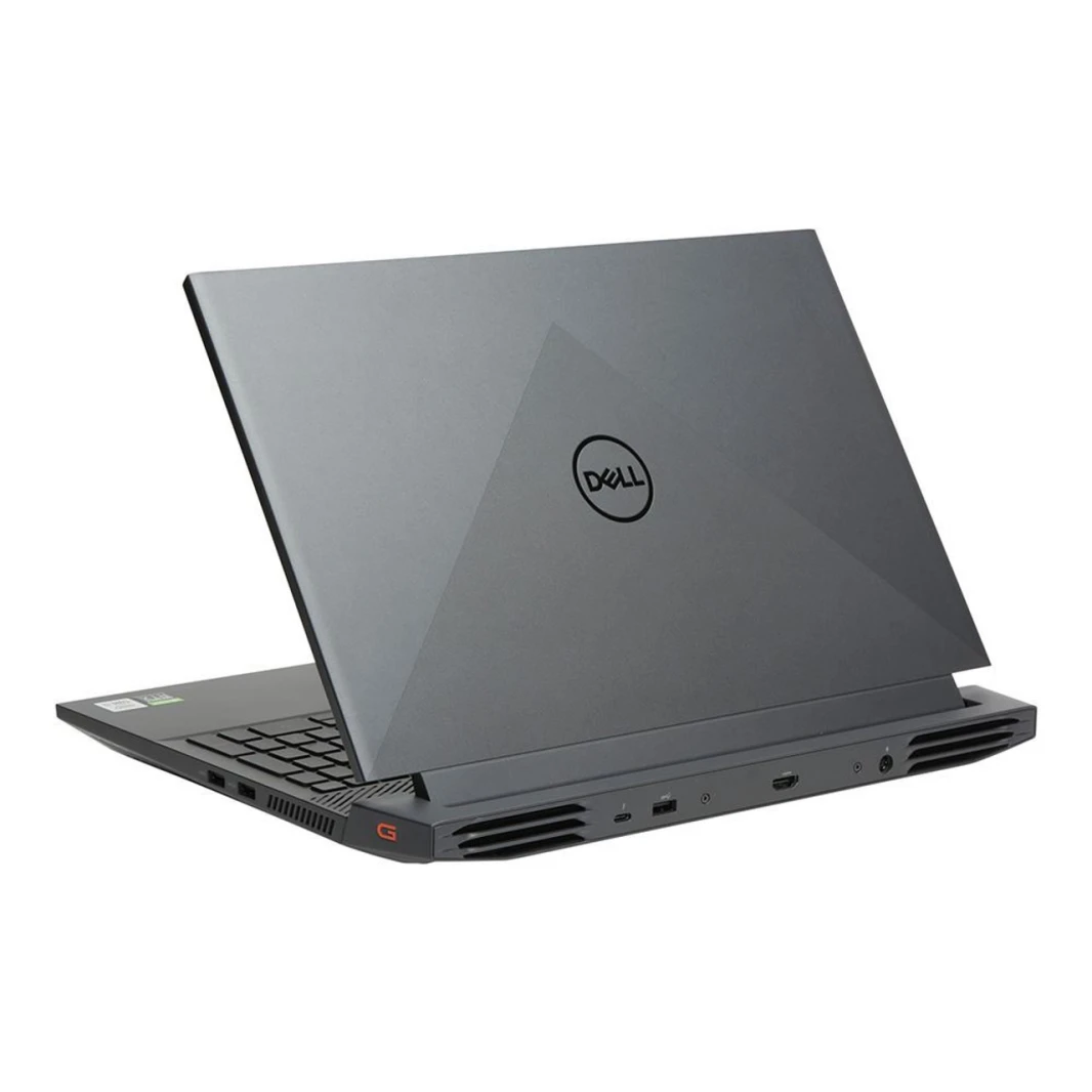 كمبيوتر Dell G15 5520 Intel® Core I5-12500H من الجيل الثاني، وذاكرة DDR4 سعة 16 جيجابايت، ومحرك أقراص SSD NVMe® سعة 256 جيجابايت، وبطاقة رسومات Nvidia® Geforce RTX 3050 سعة 4 جيجابايت GDDR6، وشاشة مقاس 15.6 بوصة بدقة 1920 × 1080 (FHD) وتردد 120 هرتز ومدة تشغيل 35 مللي ثانية، ونظام التشغيل Windows 11 Home - رمادي