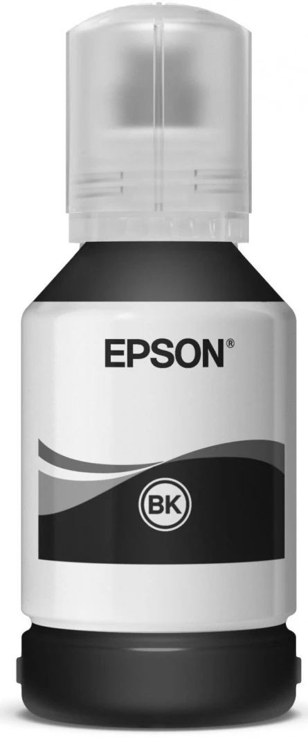 زجاجة حبر EcoTank الأصلية من Epson 110 سعة 120 مل باللون الأسود للاستخدام في طابعات Epson M1100 / M1120 / M1140 / M1170 / M1180 / M2120 / M2140 / M2170 / M3140 / M3170 / M3180