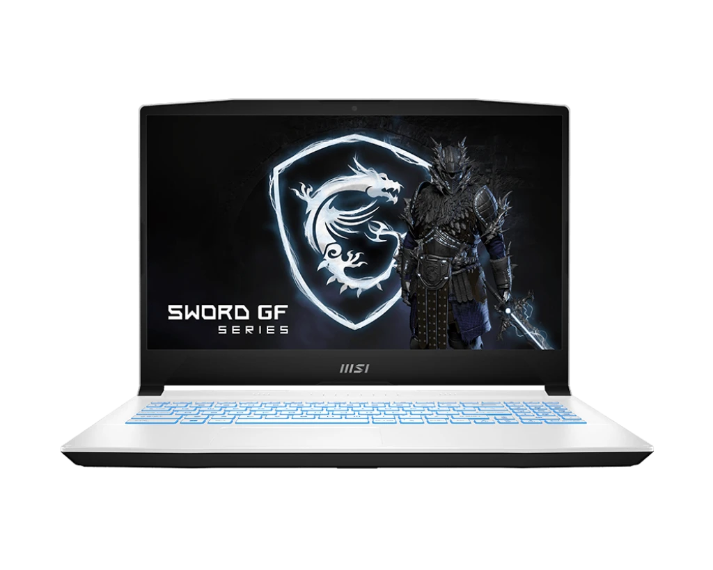 MSI Sword 15 A12UE Intel® 12Th Gen Core™ I7-12650H، 16 جيجابايت DDR4، 1 تيرابايت NVMe® SSD، Nvidia® Geforce™ RTX 3060 6 جيجابايت GDDR6، 15.6 بوصة IPS 1920 × 1080 (FHD) 144 هرتز، Windows 11 Home - أبيض