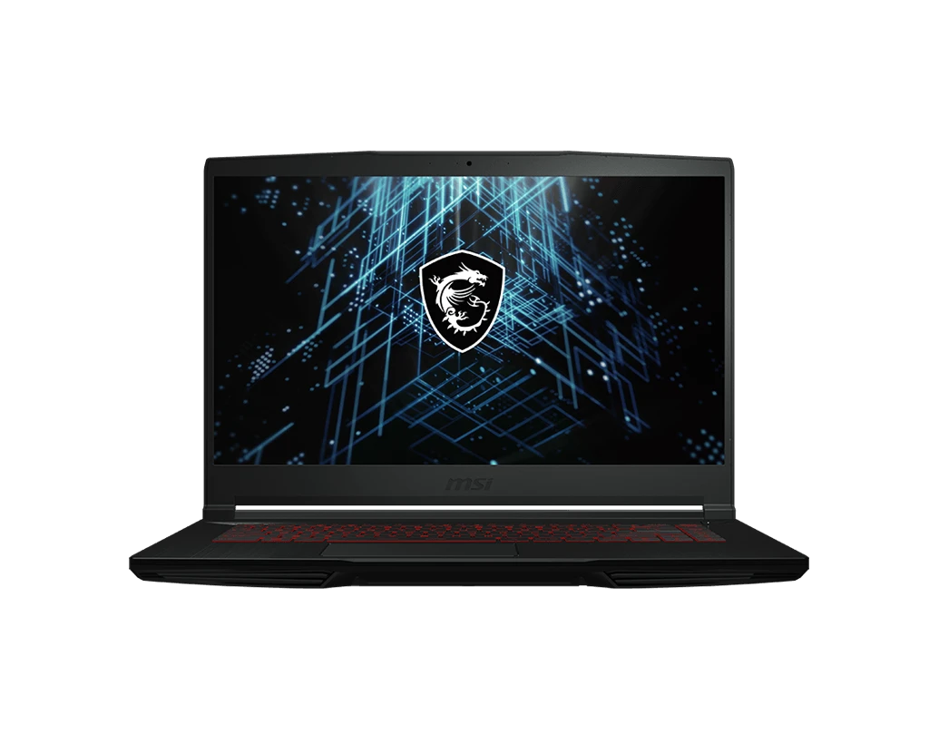 MSI GF63 Thin 11SC Intel® 11Th Gen Core™ I5-11400H، 8 جيجابايت DDR4، 256 جيجابايت NVMe® SSD، Nvidia® Geforce™ GTX 1650 4 جيجابايت GDDR5، 15.6 بوصة IPS 1920 × 1080 (FHD) 60 هرتز 25 مللي ثانية، Windows 11 Home - أسود