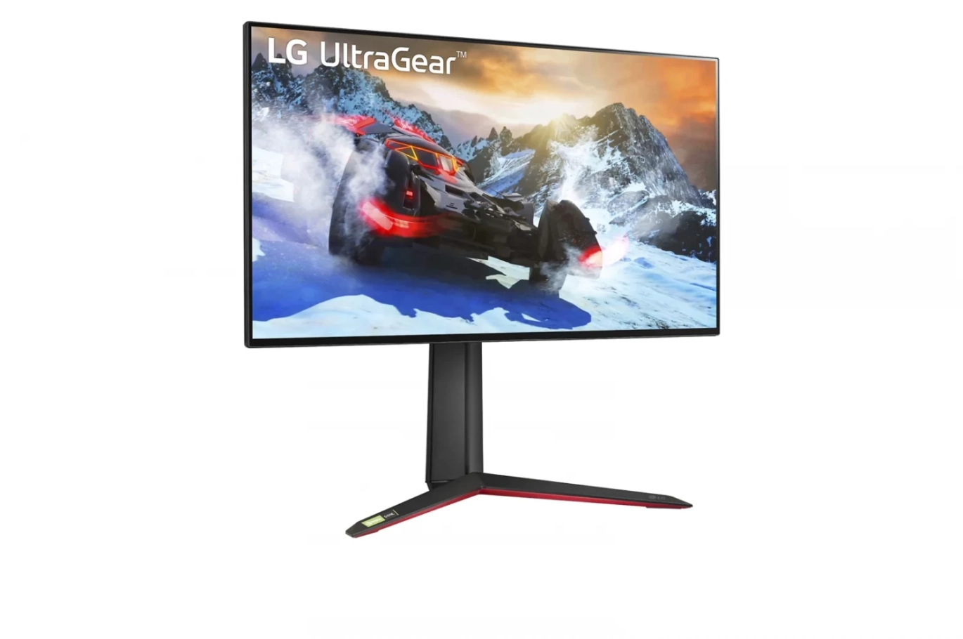 شاشة ألعاب مسطحة LG UltraGrear 27GP95R - B مقاس 27 بوصة بدقة 3840 × 2160 (UHD 4K) IPS بمعدل تحديث 144 هرتز ووقت استجابة 1 مللي ثانية ومتوافقة مع HDMI 2.1 / DP 1.4 وتقنية Nvidia G-SYNC وAMD FreeSync™ مع HDR وحامل قابل للتعديل (الارتفاع والإمالة والدوران)