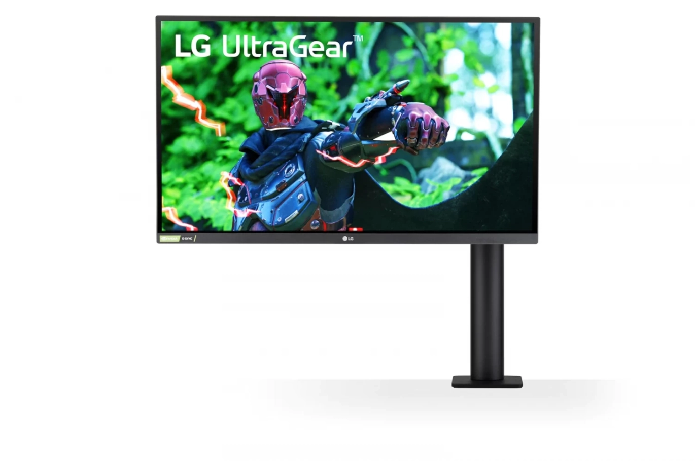 شاشة ألعاب مسطحة LG UltraGrear 27GN880 - B 27 بوصة 2560 × 1440 (QHD 2K) IPS 144 هرتز 1 مللي ثانية HDMI 2.0 / DP 1.4 متوافقة مع Nvidia G-SYNC وAMD FreeSync™ مع HDR وحامل قابل للتعديل (الارتفاع والإمالة والدوران والدوران)