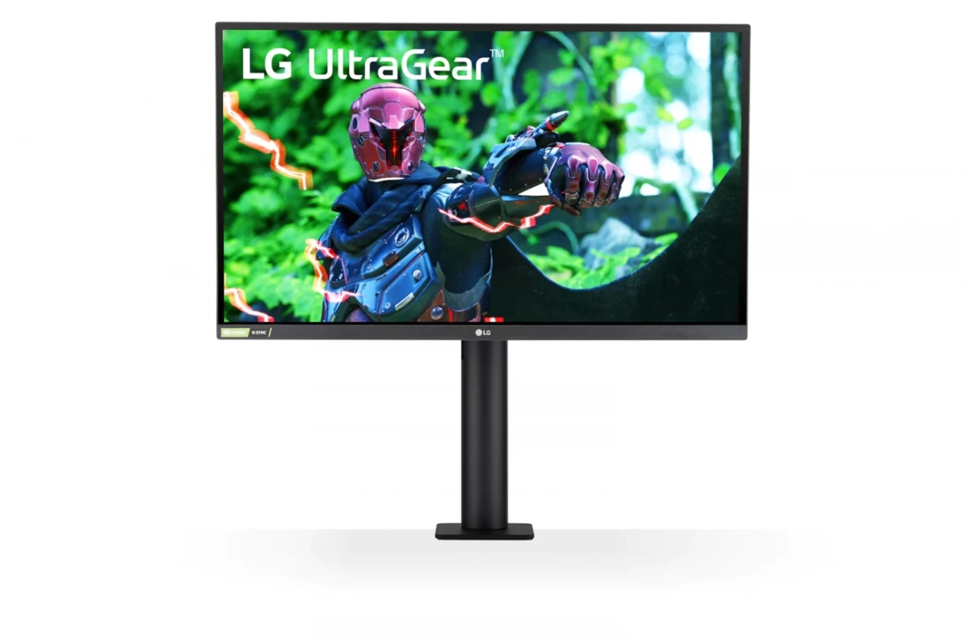 شاشة ألعاب مسطحة LG UltraGrear 27GN880 - B 27 بوصة 2560 × 1440 (QHD 2K) IPS 144 هرتز 1 مللي ثانية HDMI 2.0 / DP 1.4 متوافقة مع Nvidia G-SYNC وAMD FreeSync™ مع HDR وحامل قابل للتعديل (الارتفاع والإمالة والدوران والدوران)