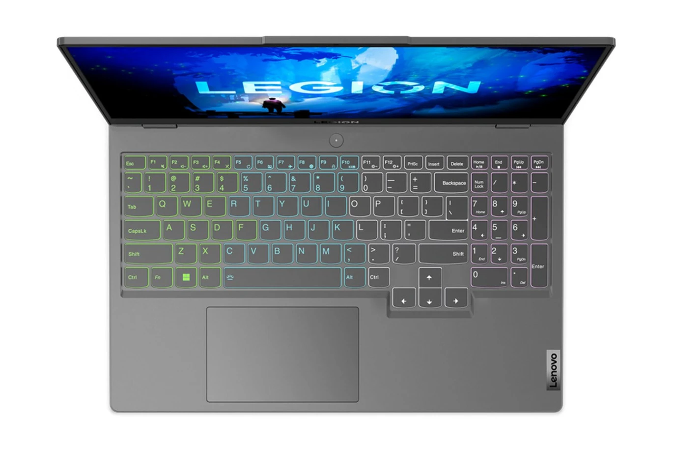 Lenovo Legion 5 15IAH7H Intel® 12Th Gen Core™ I7-12700H، ذاكرة وصول عشوائي DDR5 سعة 16 جيجابايت، محرك أقراص SSD NVMe® سعة 1 تيرابايت، Nvidia® Geforce™ RTX 3060 سعة 6 جيجابايت GDDR6، شاشة 15.6 بوصة IPS بدقة 2560 × 1440 (WQHD 2K) بمعدل تحديث 165 هرتز ومدة استجابة 8 مللي ثانية، نظام التشغيل Windows 11 Pro - رمادي