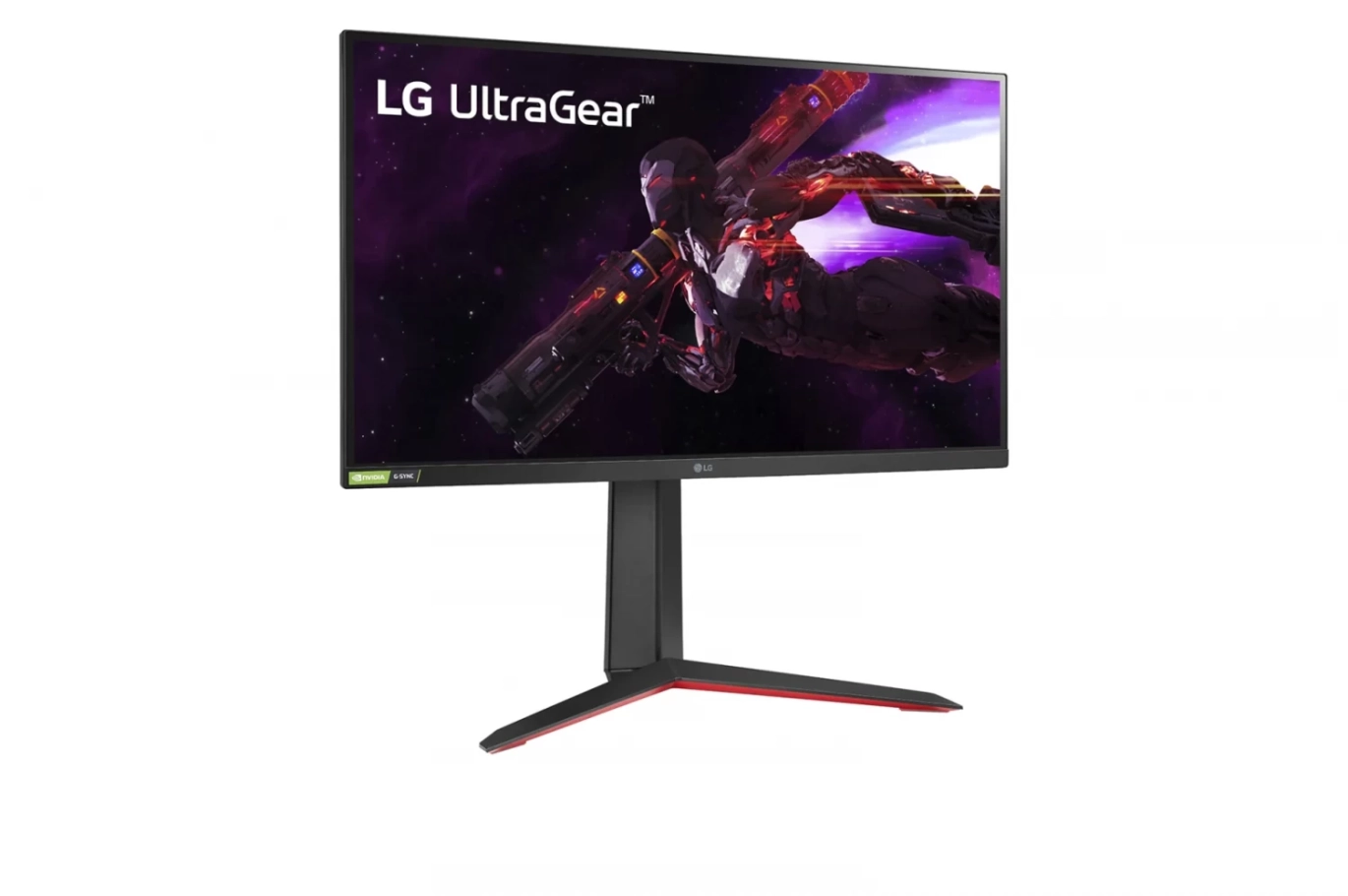 شاشة ألعاب مسطحة LG UltraGrear 27GP850 - B مقاس 27 بوصة بدقة 2560 × 1440 (QHD 2K) IPS بمعدل تحديث 165 هرتز ووقت استجابة 1 مللي ثانية ومتوافقة مع HDMI 2.0 / DP 1.4 وتقنية Nvidia G-SYNC وAMD FreeSync™ مع HDR وحامل قابل للتعديل (ارتفاع وإمالة ومحور) - أسود