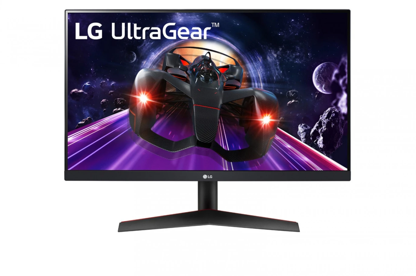 شاشة ألعاب مسطحة LG UltraGrear 24GN600 - B مقاس 23.8 بوصة بدقة 1920 × 1080 (FHD) IPS بمعدل تحديث 144 هرتز ووقت استجابة 1 مللي ثانية وHDMI 2.0 / DP 1.4 AMD FreeSync™ مع HDR - أسود