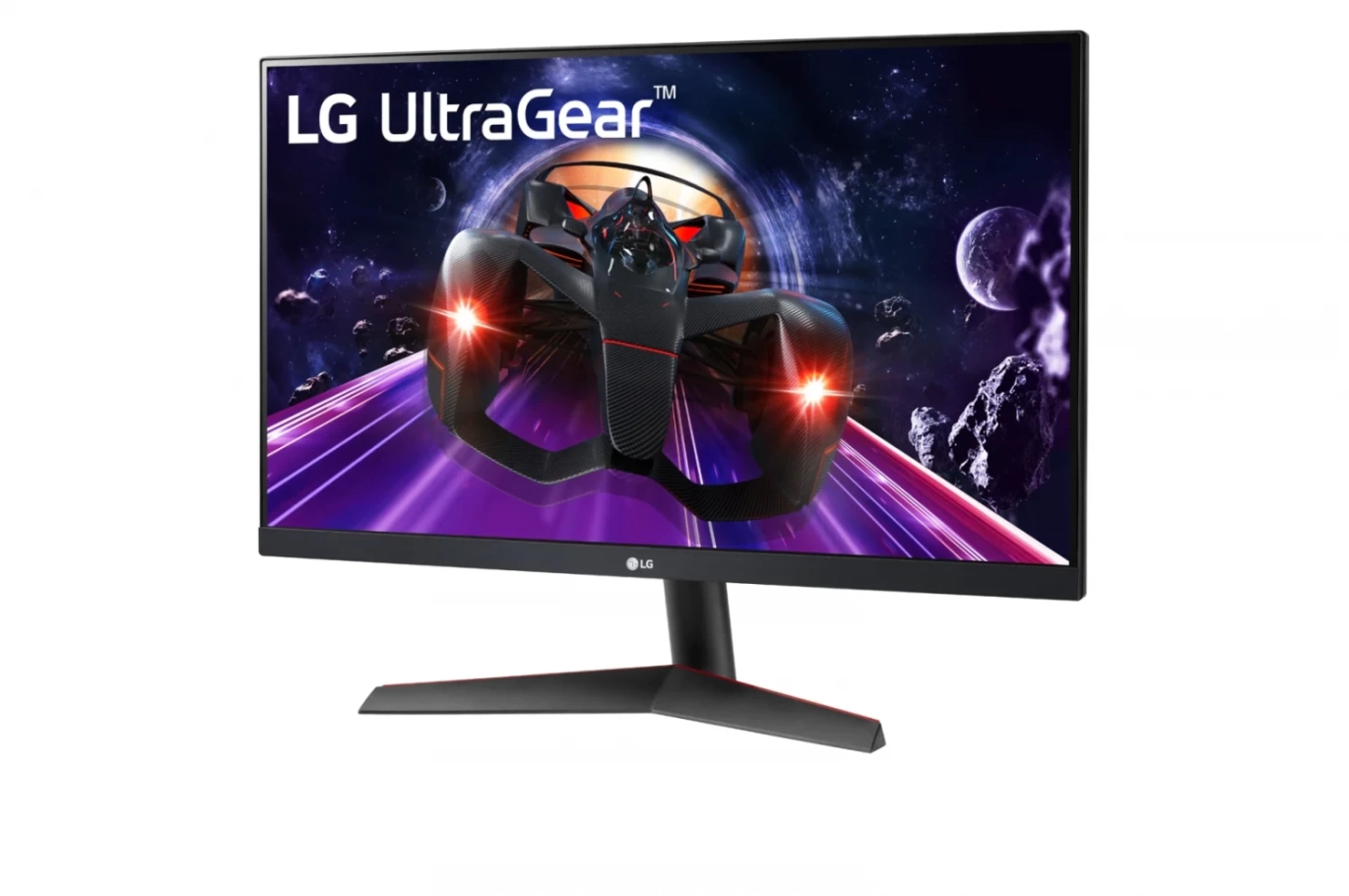 شاشة ألعاب مسطحة LG UltraGrear 24GN600 - B مقاس 23.8 بوصة بدقة 1920 × 1080 (FHD) IPS بمعدل تحديث 144 هرتز ووقت استجابة 1 مللي ثانية وHDMI 2.0 / DP 1.4 AMD FreeSync™ مع HDR - أسود