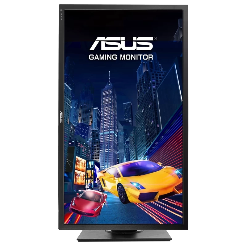 شاشة Asus VP28UQGL مقاس 28 بوصة بدقة 3840 × 2160 (4K) TN 60Hz 1ms HDMI 2.0 / DP 1.2 AMD FreeSync™ Flicker Free، فلتر الضوء الأزرق، تصميم مريح (ضبط الارتفاع، إمالة دوارة، تدوير) - أسود