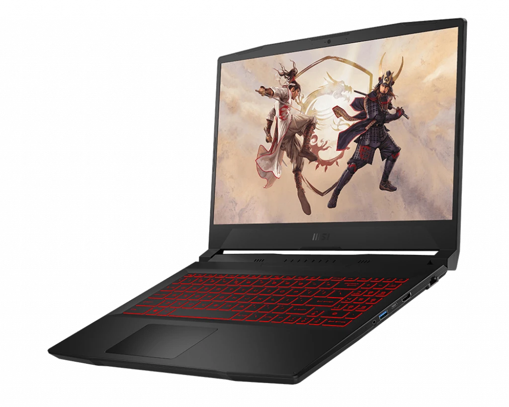 MSI Katana GF66 Intel® 12Th Gen Core™ I7-12700H، 16 جيجابايت DDR4، 512 جيجابايت NVMe® SSD، Nvidia® Geforce™ RTX 3050 Ti 4 جيجابايت GDDR6، 15.6 بوصة IPS 1920 × 1080 (FHD) 144 هرتز، Windows 11 Pro - أسود