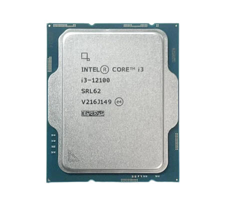 معالج Intel Core i3-12100 Alder Lake 10nm من الجيل الثاني عشر، 4 أنوية، 8 خيوط، ذاكرة تخزين مؤقتة 17 ميجابايت، حتى 4.3 جيجاهرتز، طاقة حرارية 89 وات - صينية