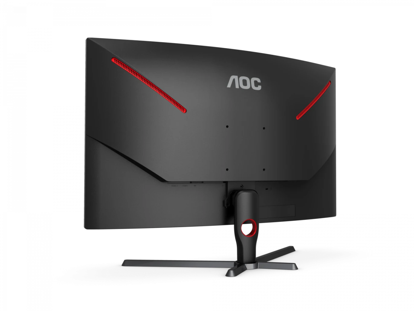 شاشة AOC C27G3 مقاس 27 بوصة بدقة 1920 × 1080 (FHD) VA 165 هرتز ووقت استجابة 1 مللي ثانية ومنفذ DP 1.4 / HDMI 2.0 مع حامل قابل للتعديل (ارتفاع وإمالة وتدوير) وشاشة ألعاب منحنية AMD Freesync