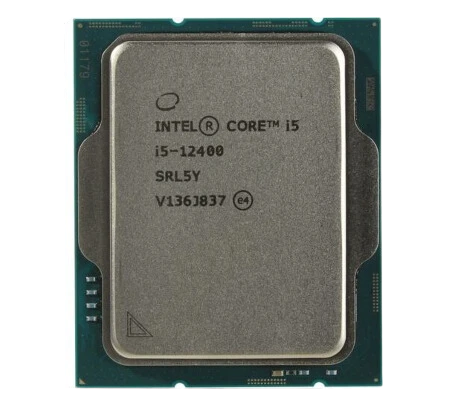 معالج Intel Core i5-12400 Alder Lake 10nm من الجيل الثاني عشر، 6 نوى، 12 خيطًا، ذاكرة تخزين مؤقتة 25.5 ميجابايت، حتى 4.4 جيجاهرتز، 117 وات TDP - صينية