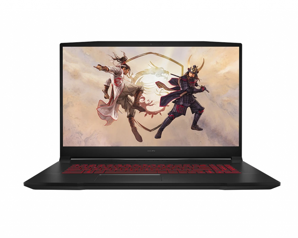 MSI Katana GF76 Intel® 12Th Gen Core™ I7-12700H، 16 جيجابايت DDR4، 512 جيجابايت NVMe® SSD، Nvidia® Geforce™ RTX 3060 6 جيجابايت GDDR6، 17.3 بوصة IPS 1920 × 1080 (FHD) 144 هرتز، Windows 10 Pro - أسود