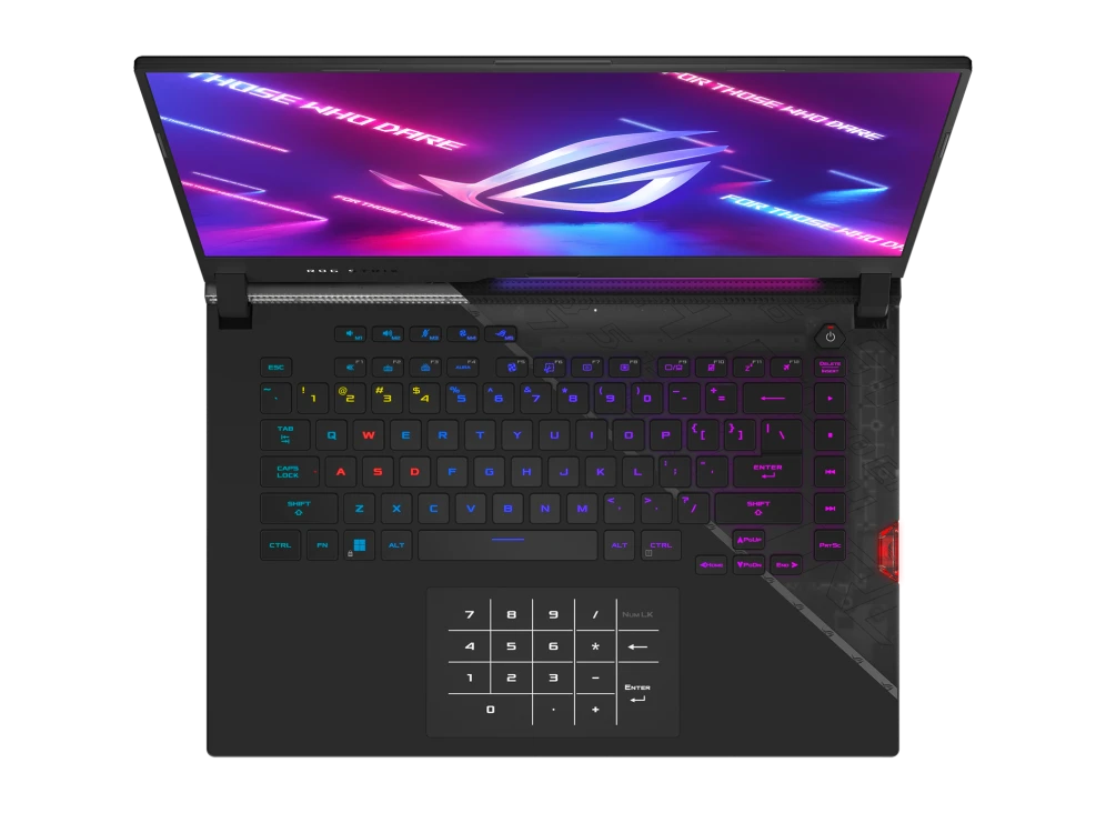 Asus ROG STRIX SCAR 15 (2022) G533ZM Intel® 12Th Gen Core™ I9-12900H، ذاكرة وصول عشوائي سعتها 16 جيجابايت DDR5، محرك أقراص SSD من الجيل الرابع NVMe® سعة 1 تيرابايت، بطاقة رسومات Nvidia® Geforce™ RTX 3060 سعة 6 جيجابايت GDDR6، شاشة 15.6 بوصة WV بدقة 1920 × 1080 (FHD) وتردد 300 هرتز ووقت استجابة 3 مللي ثانية - نظام التشغيل Windows 10 Pro