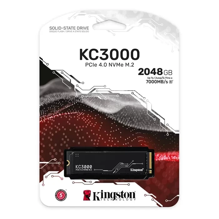 كينغستون KC3000 M.2 2280 2048GB PCIe 4.0 x4 NVMe SSD