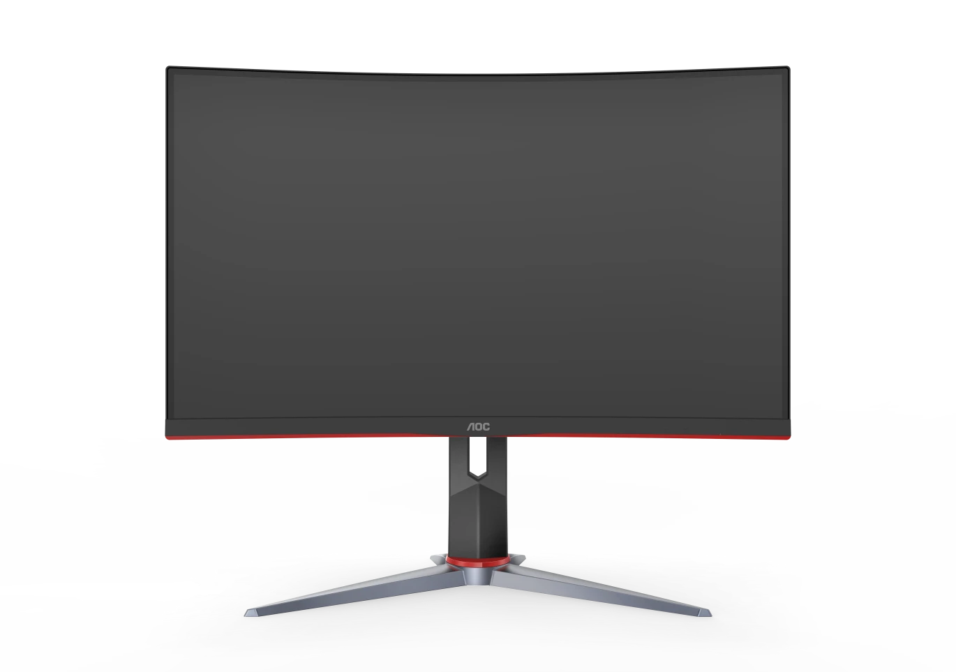 شاشة AOC CQ27G2 مقاس 27 بوصة بدقة 2560 × 1440 (QHD 2K) VA 144Hz 1ms DP 1.2 / HDMI 2.0 مع حامل قابل للتعديل (ارتفاع وإمالة وتدوير) وAMD Freesync وG-Sync شاشة ألعاب منحنية متوافقة