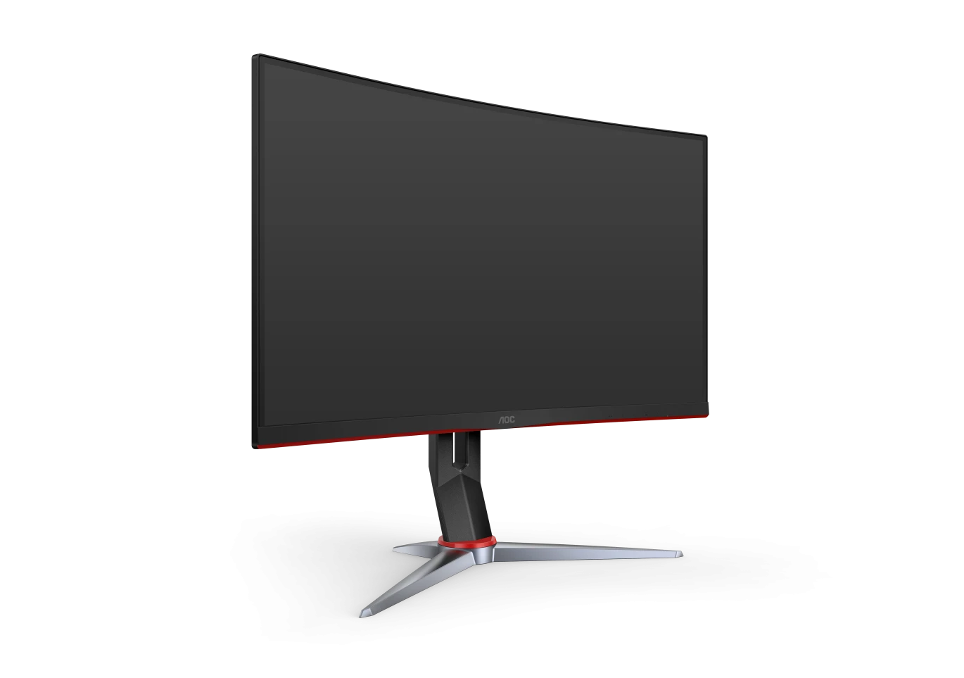 شاشة AOC CQ27G2 مقاس 27 بوصة بدقة 2560 × 1440 (QHD 2K) VA 144Hz 1ms DP 1.2 / HDMI 2.0 مع حامل قابل للتعديل (ارتفاع وإمالة وتدوير) وAMD Freesync وG-Sync شاشة ألعاب منحنية متوافقة