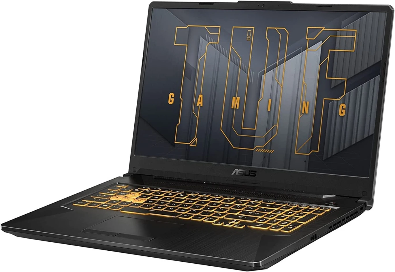 كمبيوتر محمول Asus TUF Dash F17 (2021) FX706HE Intel® الجيل الحادي عشر Core™ I7-11800H، ذاكرة وصول عشوائي DDR4 سعة 16 جيجابايت، محرك أقراص SSD NVMe® سعة 512 جيجابايت، بطاقة رسومات Nvidia® Geforce™ RTX 3050 Ti سعة 4 جيجابايت GDDR6، شاشة 17.3 بوصة IPS-Level بدقة 1920 × 1080 (FHD) وتردد 144 هرتز ومدة انتظار 30 مللي ثانية - نظام التشغيل Windows 10 Home