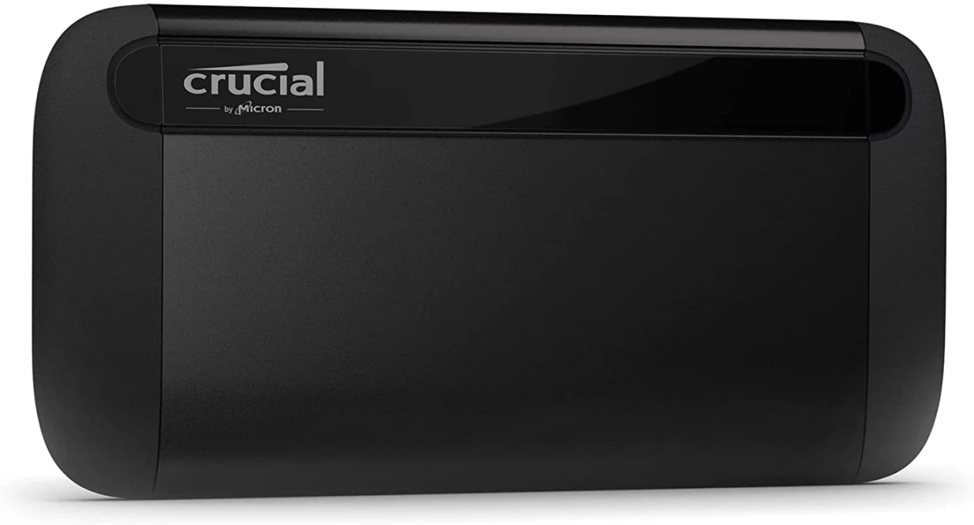 Crucial X8 2TB Portable SSD - محرك أقراص ذو حالة صلبة خارجي USB 3.2 Type-C بسرعة تصل إلى 1050 ميجابايت/ثانية