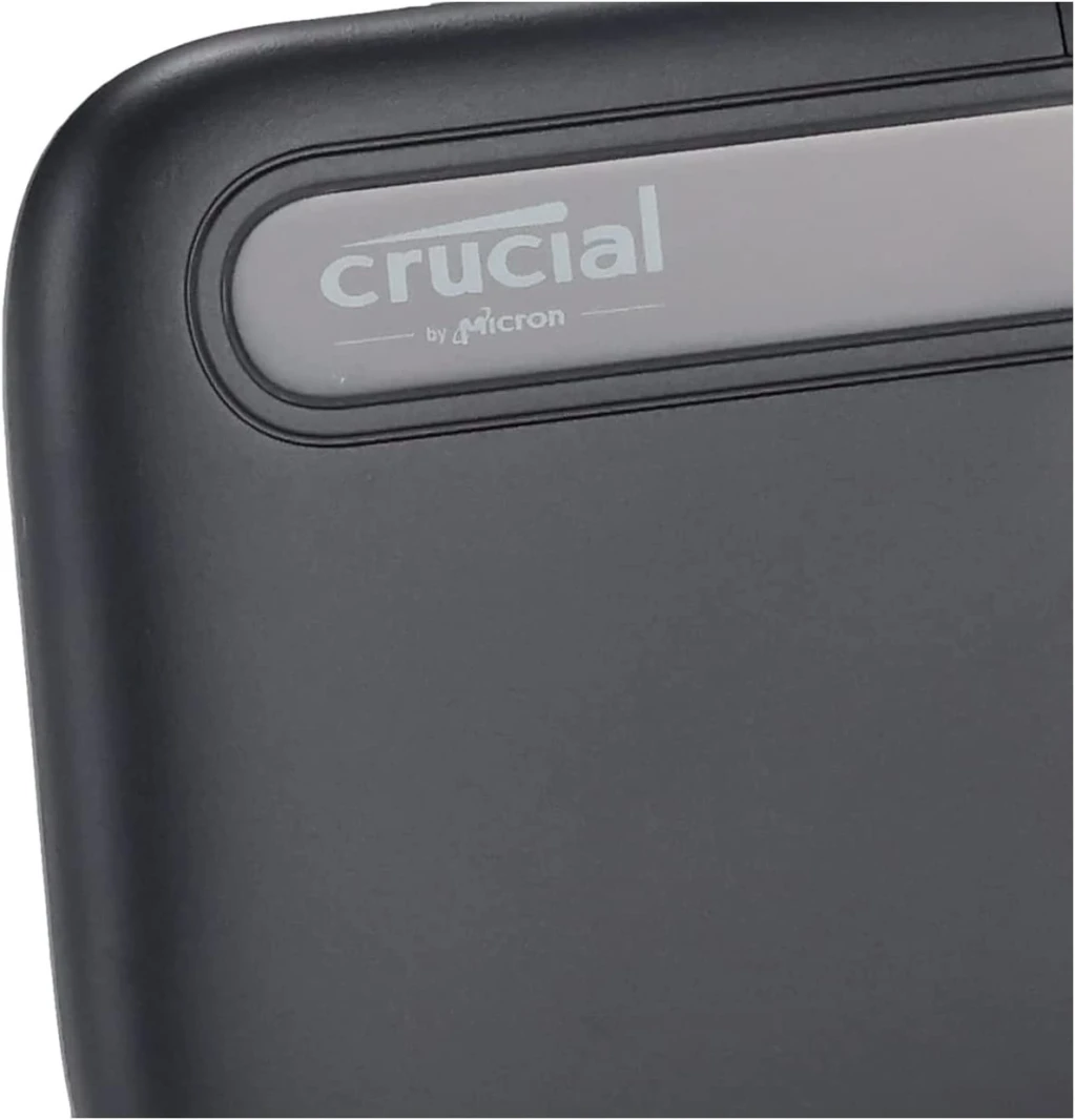 Crucial X6 1TB Portable SSD - محرك أقراص ذو حالة صلبة خارجي USB 3.2 Type-C بسرعة تصل إلى 800 ميجابايت/ثانية