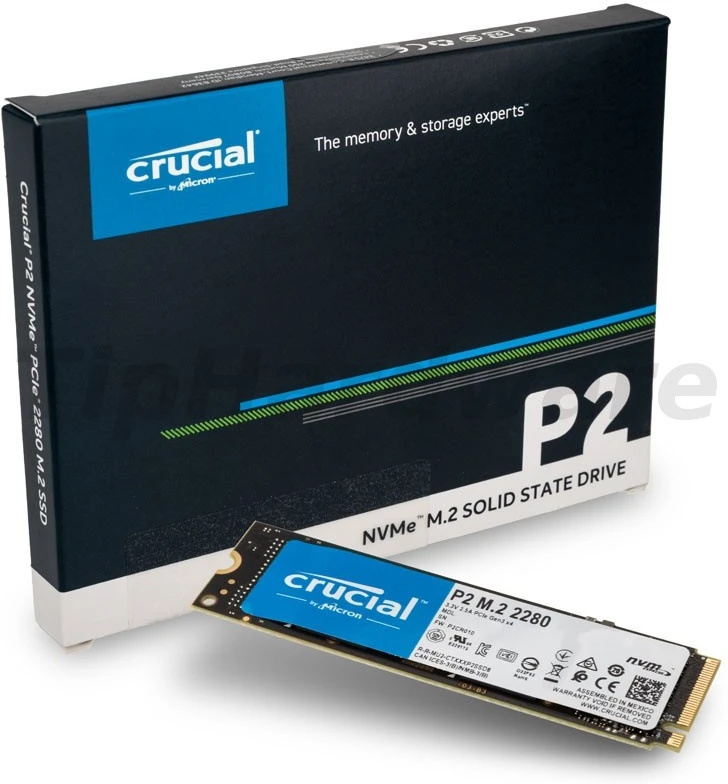 Crucial P2 250GB 3D NAND NVMe PCIe M.2 SSD حتى 2400 ميجابايت/ثانية