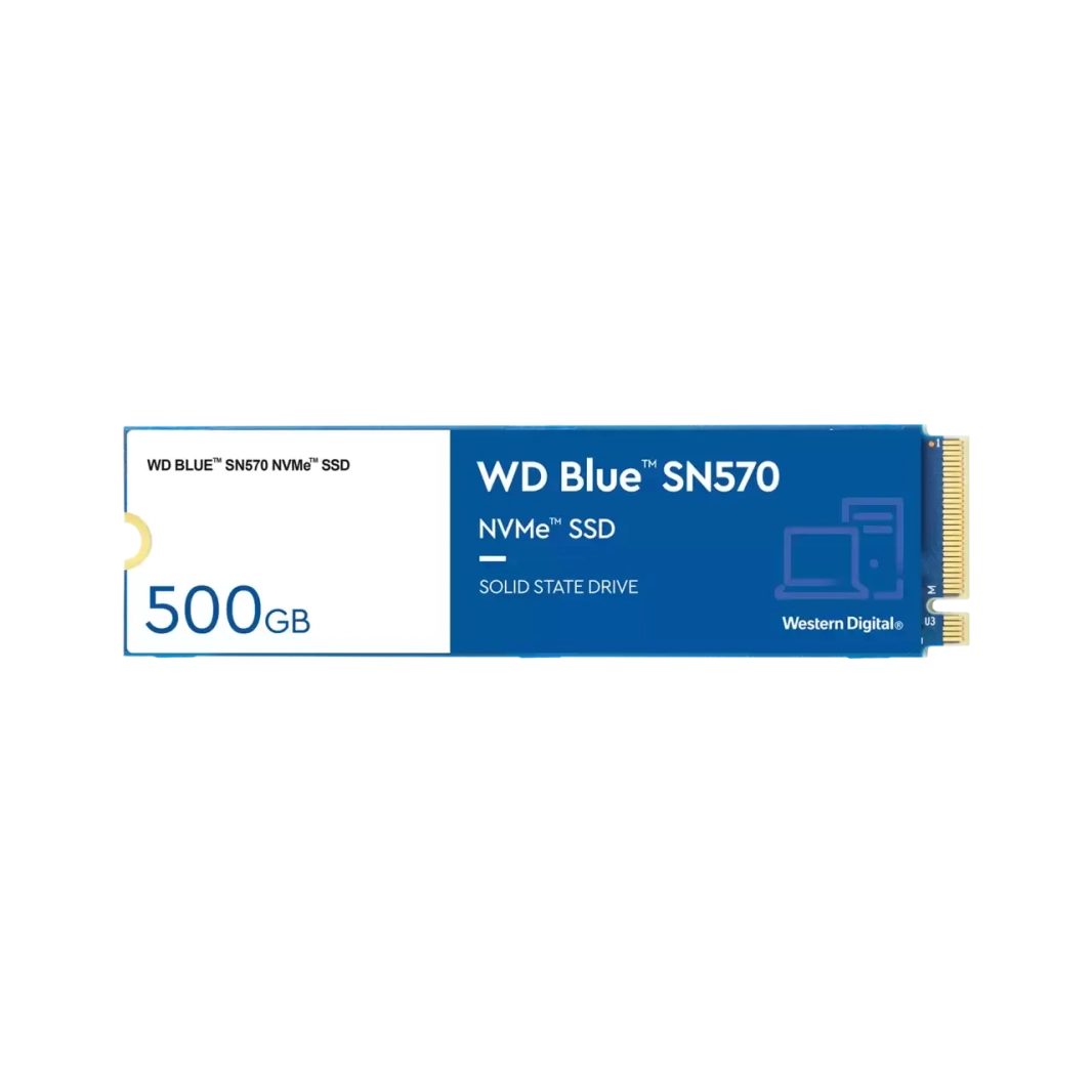 WD Blue SN570 NVMe M.2 2280 500GB PCI-Express 3.0 x4 3D NAND حتى 3,500 ميجابايت/ثانية