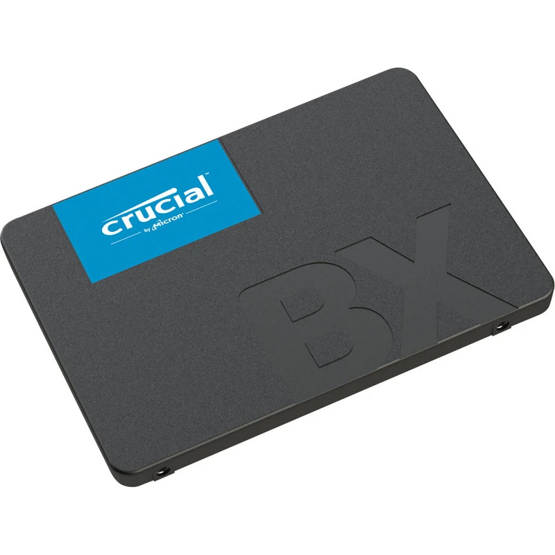 محرك أقراص الحالة الصلبة الداخلي Crucial BX500 SSD بسعة 480 جيجابايت - SATA III 6 جيجابايت/ثانية، 2.5 بوصة/7 مم، حتى 540 ميجابايت/ثانية