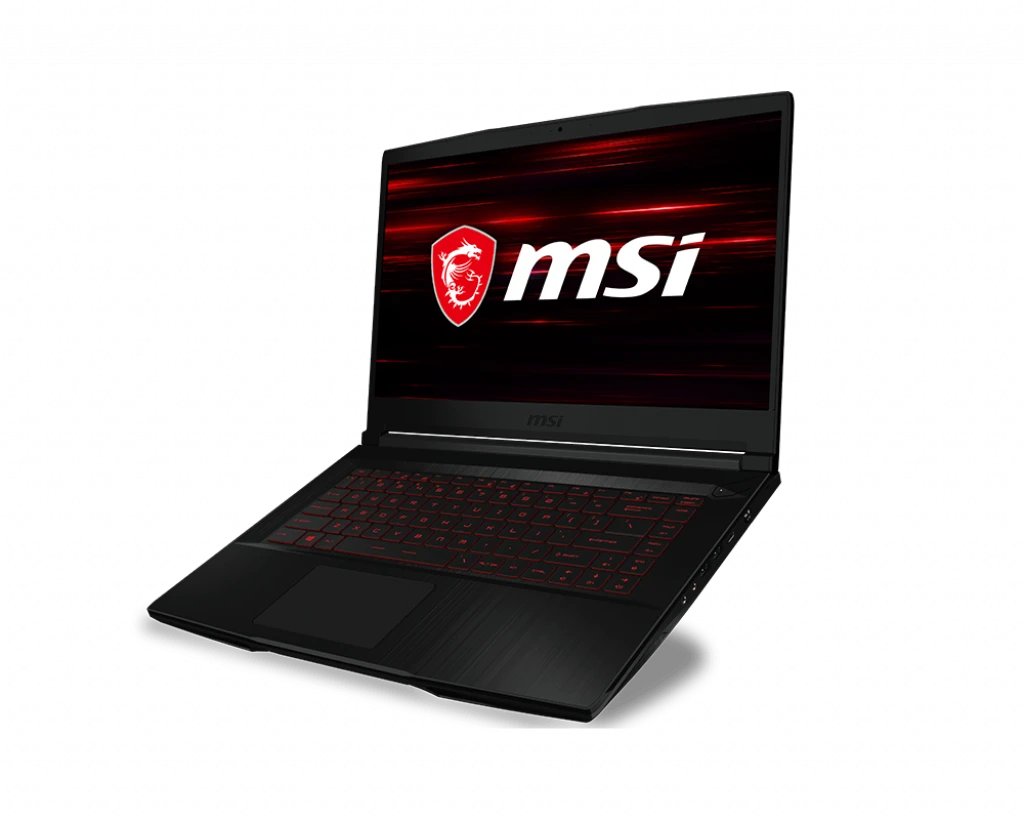 MSI GF63 Thin 10UC Intel® 10Th Gen Core™ I7-10750H، 16 جيجابايت DDR4، 512 جيجابايت NVMe® SSD، Nvidia® Geforce™ RTX 3050 4 جيجابايت GDDR6، 15.6 بوصة IPS 1920 × 1080 (FHD) 144 هرتز 25 مللي ثانية، Windows 10 Home - أسود