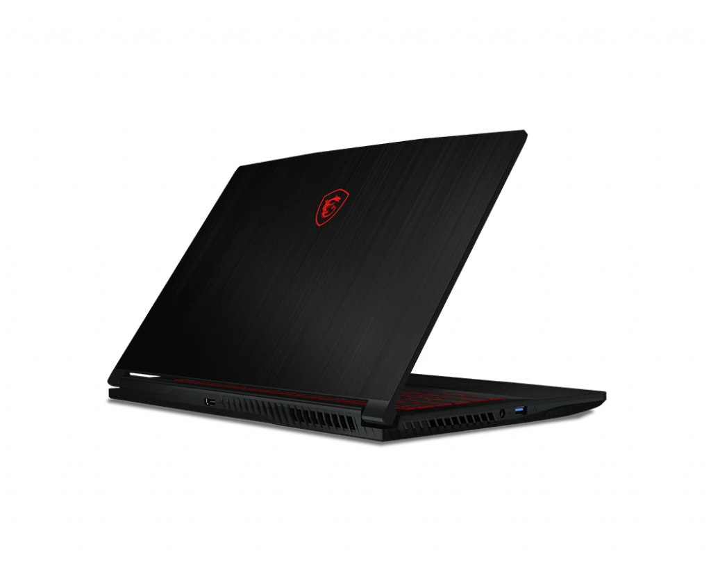 MSI GF63 Thin 10UC Intel® 10Th Gen Core™ I7-10750H، 16 جيجابايت DDR4، 512 جيجابايت NVMe® SSD، Nvidia® Geforce™ RTX 3050 4 جيجابايت GDDR6، 15.6 بوصة IPS 1920 × 1080 (FHD) 144 هرتز 25 مللي ثانية، Windows 10 Home - أسود