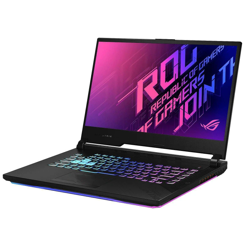 Asus ROG Strix G15 G512LI Inte® الجيل العاشر Core I7-10750H، 16 جيجابايت DDR4، 512 جيجابايت NVMe® SSD، Nvidia® Geforce GTX 1650 Ti 4 جيجابايت GDDR6، 15.6 WVA 1920 x 1080 (FHD) 144 هرتز 3 مللي ثانية، Windows 10 Home - أسود