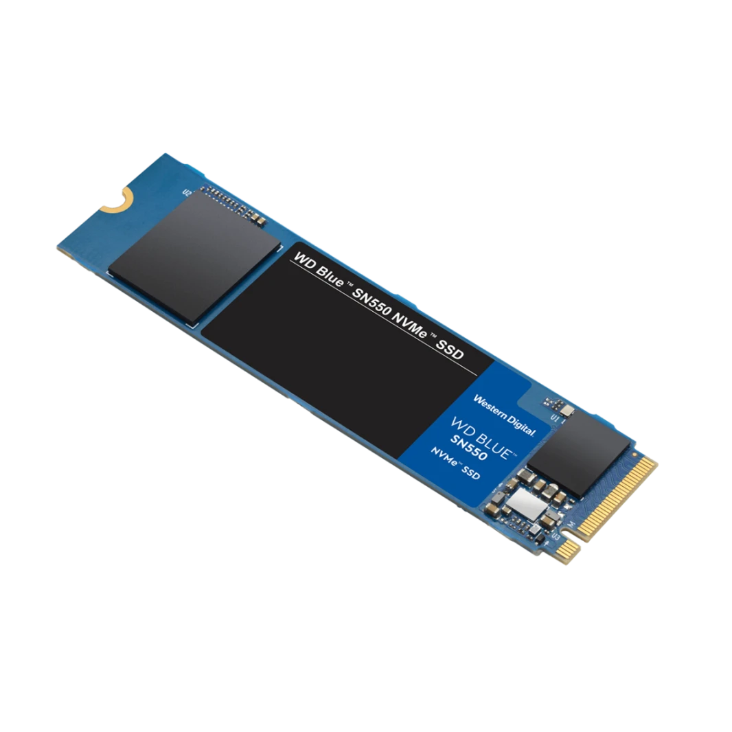 Western Digital WD Blue SN550 NVMe® SSD سعة 1 تيرابايت - PCIe Gen3 x4 بسرعة 8 جيجابايت/ثانية، M.2 2280، 3D NAND، حتى 2400 ميجابايت/ثانية