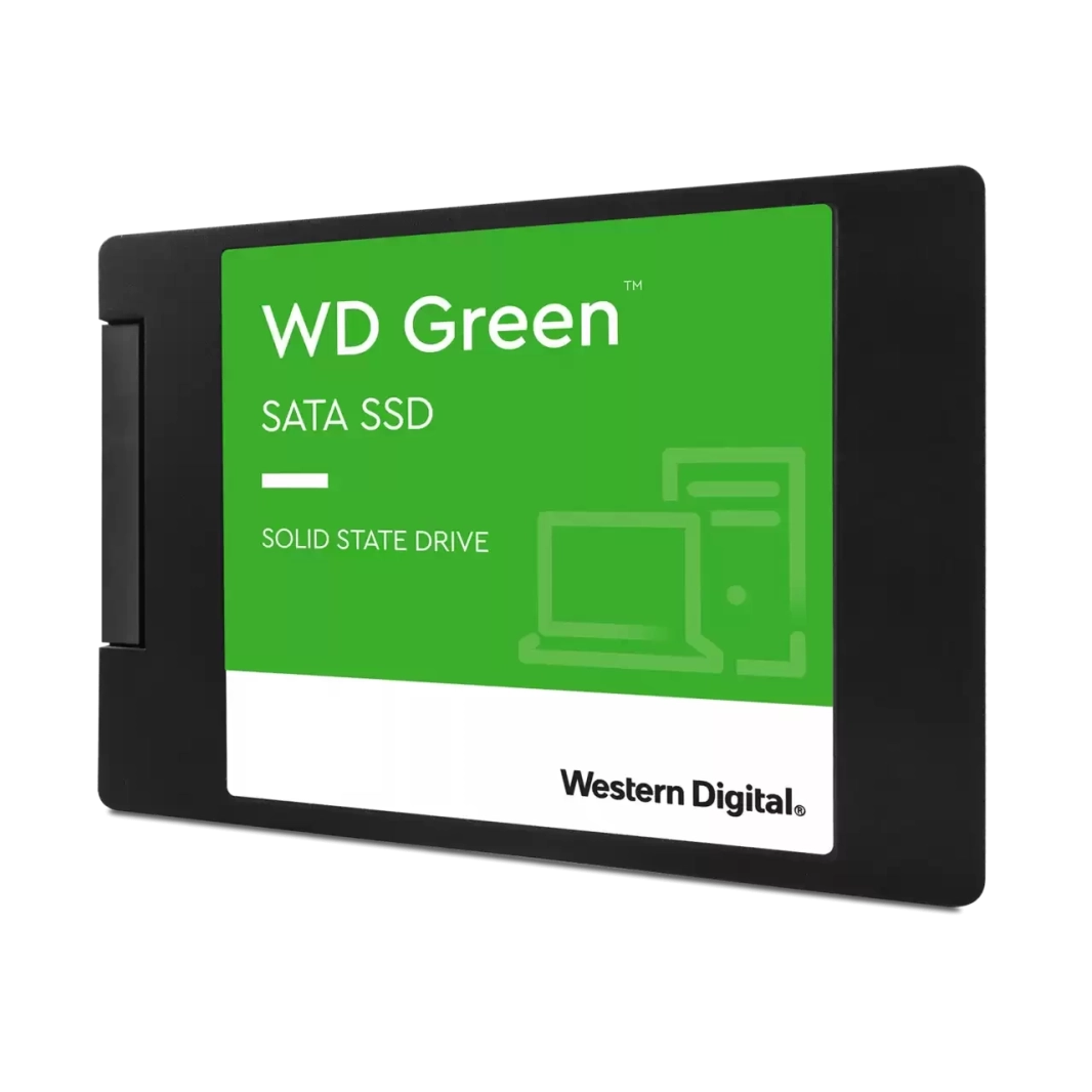 محرك أقراص الحالة الصلبة SSD داخلي للكمبيوتر الشخصي من Western Digital WD Green بسعة 240 جيجابايت - SATA III بسرعة 6 جيجابايت/ثانية، مقاس 2.5 بوصة/7 مم، حتى 550 ميجابايت/ثانية