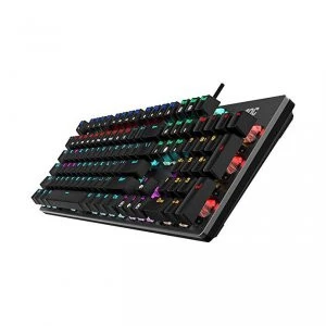 لوحة مفاتيح ميكانيكية AOC GK410 RGB Blue Switch