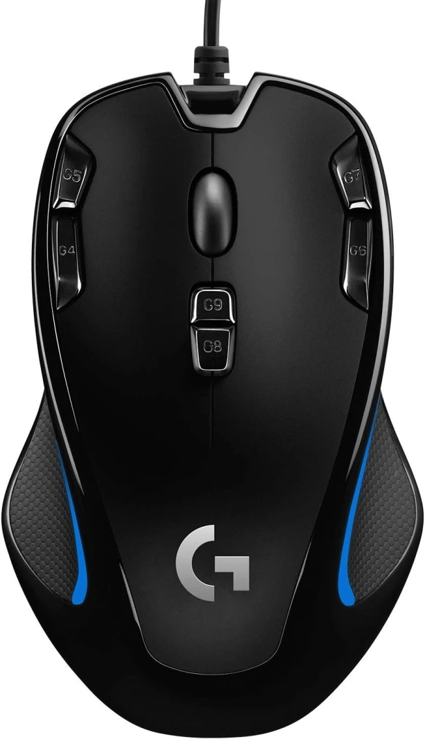 ماوس الألعاب Logitech G300s البصري ثنائي الاتجاه - 9 أزرار قابلة للبرمجة، ذاكرة مدمجة