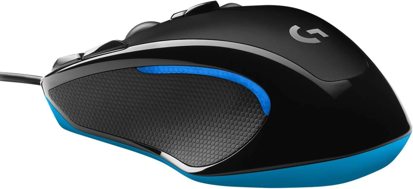 ماوس الألعاب Logitech G300s البصري ثنائي الاتجاه - 9 أزرار قابلة للبرمجة، ذاكرة مدمجة