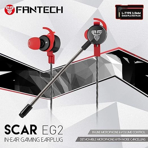 سماعات أذن Fantech Scar EG2 مع ميكروفون