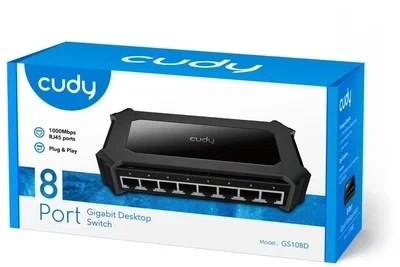 مفتاح شبكة CUDY GS108D جيجابت إيثرنت